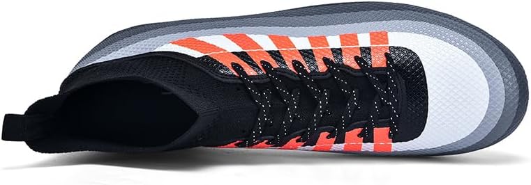 Soccer Cleats for Mens Womens Lace-Up Indoor Professional Training Turf Football Boots High Ankle Baseball Shoes - Image 4