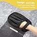 SUH7ABY Upgraded Pet Hair Remover Gloves for Cats & Dogs — Reusable Five-Finger Electrostatic Brush for Fast & Easy Pet Hair Removal on Carpet, Clothing, Couch, Car Seats — 1PC's (Black)