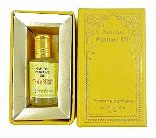 RSGM 10ml Natural Strawberry Perfume Oil Roll on Bottle, Long Lasting, For Men & Women
