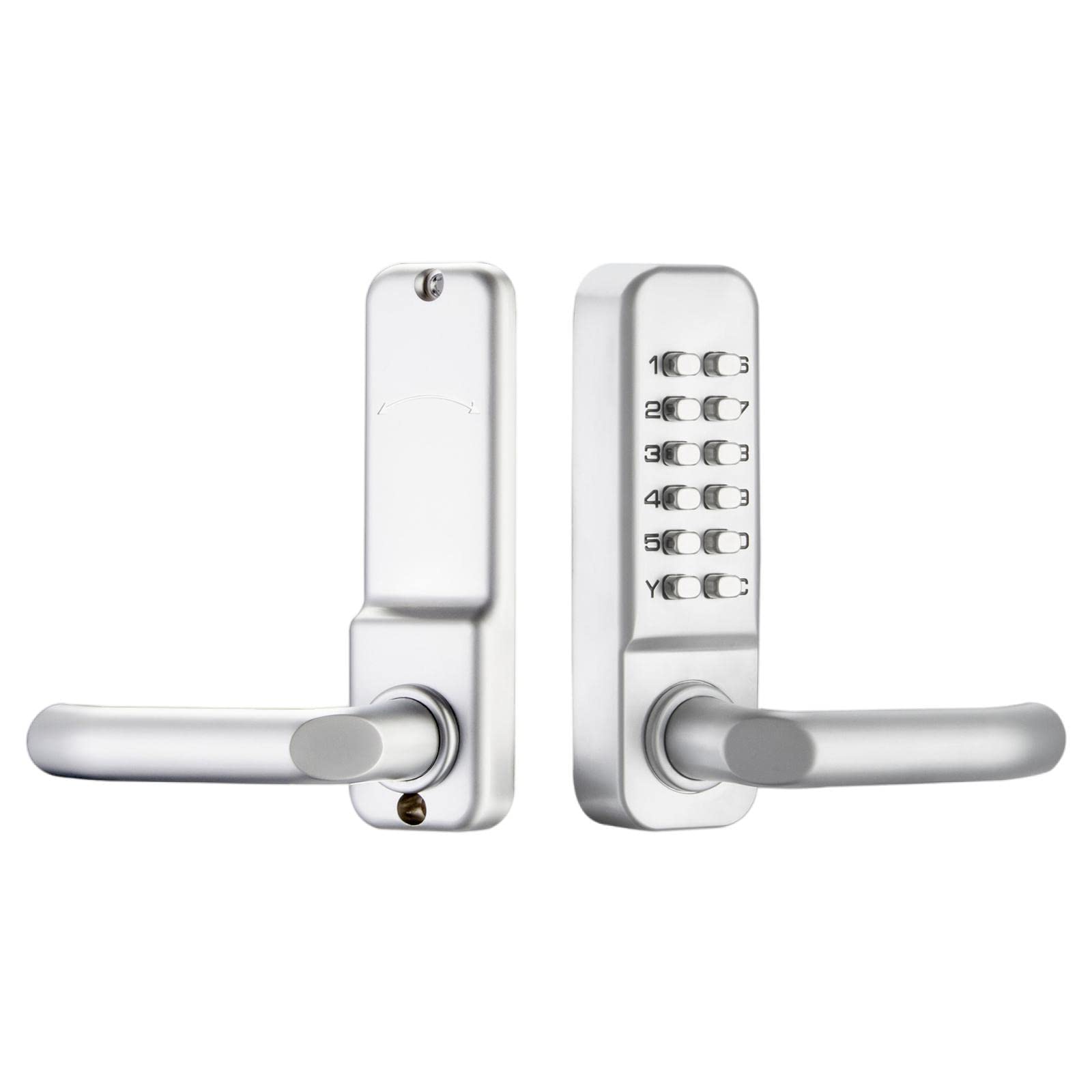 Mechanical Door Lock Push Button Keypad Combination Password Code Lock | Home Improvement | Building & Hardware | Doors & Door Hardware | Door Locks & Lock Mechanisms-image-3