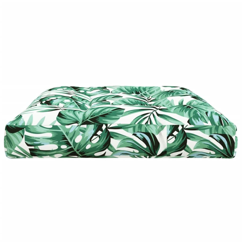 Cuscino per pallet, verde, 120 x 80 x 12 cm, in tessuto, impermeabile, con morbida imbottitura in fibra cava, antiscivolo, versatile, per sedie da giardino, balcone, terrazza, interni ed