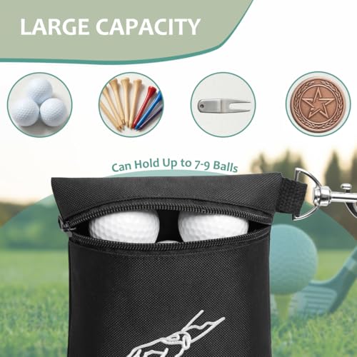 TOGETRUE Golf Tee Pouch with Zipper