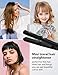 KIPOZI Mini Straightener, Small Flat Irons for Short Hair, 0.7 Inch Mini Travel Hair Straightener for Bangs