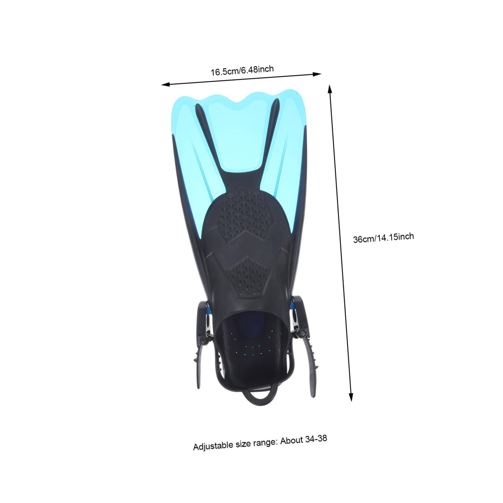 UPKOCH 2stücke Schwimmflossen Tauchflossen Schnorchelflossen für Erwachsene Verstellbare Flossen aus Hochwertigem Silikonmaterial zum Schwimmen Schnorcheln und Tauchen mit Offener Ferse