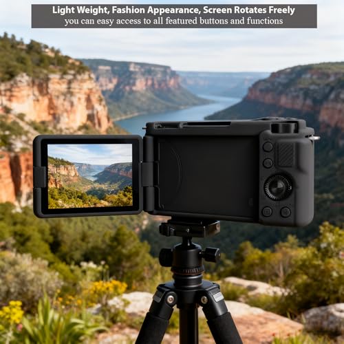 Funda de silicona para cámara Sony ZV-E10 Vlog estilo miniatura 5