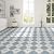 Peel & Stick Floor Tile Stickers Vinyl Flooring for Kitchen Bathroom Pet House and More, Waterproof Removable 8x8 inches 20 Pack (Blue Terrazzo)