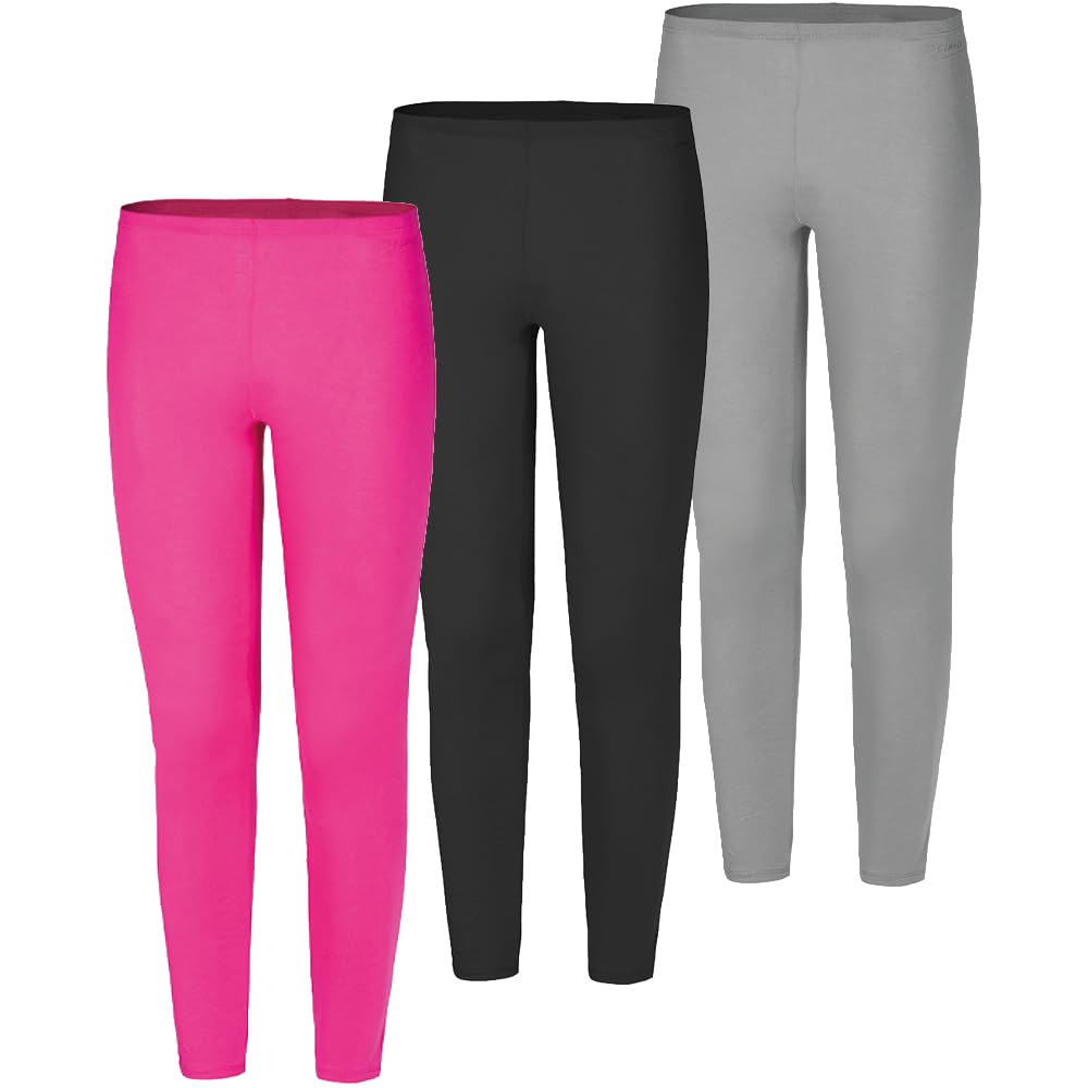 Erima - Leggings, Confezione da 3 Unisex - Bambini e Ragazzi