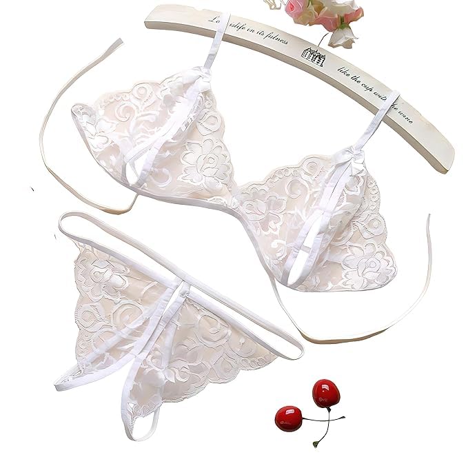 Image of Babydoll Bikini Set| Non-Padded Bra & Panty|Nightwear /Lingerie /Negligee |Hot & Solid for Couples Honeymoon /First Night /Anniversary for Women /Ladies /Girls.