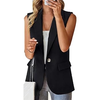 Amazon.com: Wjnvfioo Women Suit Waistcoat Lapel Collar Amazon.com: Wjnvfioo Women Suit Waistcoat Lapel Collar