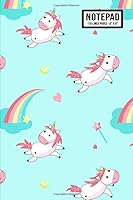 Unicorn Notepad: Unicorn Small Lined Notepad / Notebook | 110 Pages | 6 x 9 1679360418 Book Cover
