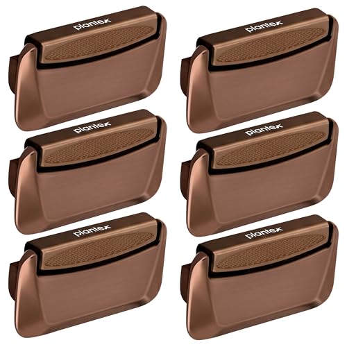 Image of Plantex Drawer Kadi /3 Inch Chest Handle for Drawer /Rectangular Cabinet Kadi /Pull-Push Kadi for Home /Office Drawer - Pack of 6 (DTK-295, Rose Gold)