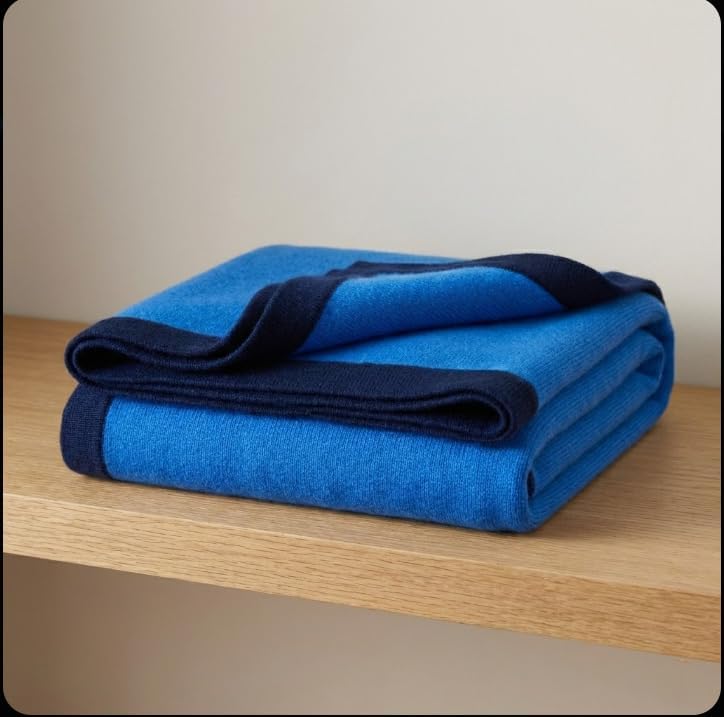 NPIA Certified Artisan Cape Women 100% Pure Cashmere | One Size Open Front Wrap | 2-Ply Vibrant Knit Travel Shawl - Image 8