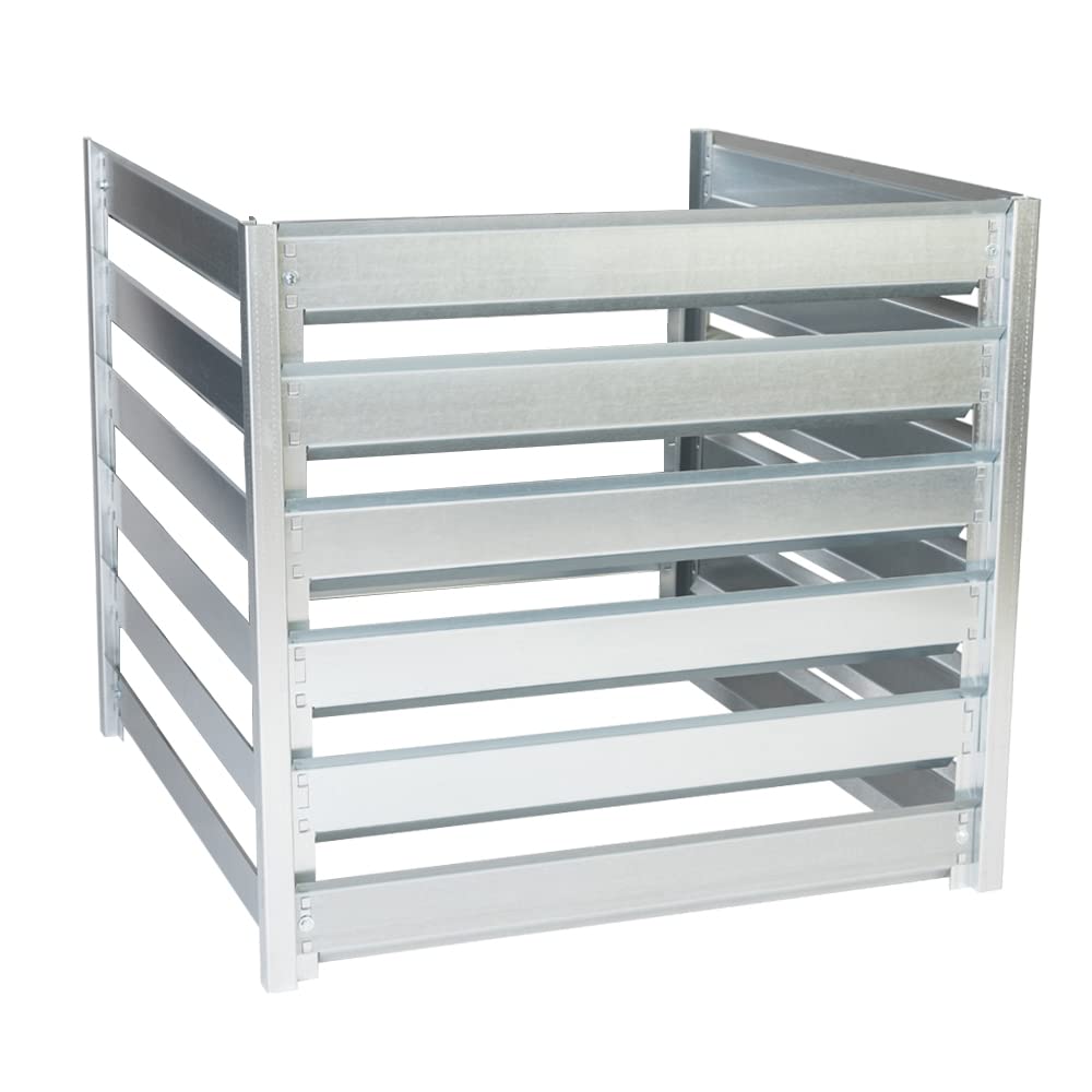 MODUŁ EKSPANSJI Kompostownik metalowy - kompostownik ogrodowy TIMBELA M800A - 91 x 91 x H85 cm / 704L