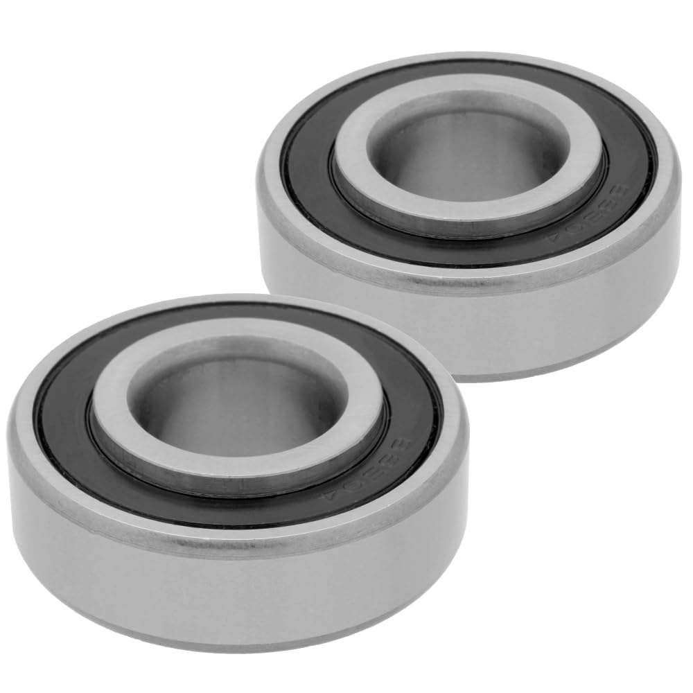 [2-Pack] 88504 - Radial Deep Groove Ball Bearing - Agricultural Ag Bearing - Straight Bore - Inner Diameter: 20 mm - Outer Diameter: 47 mm - 0.6988