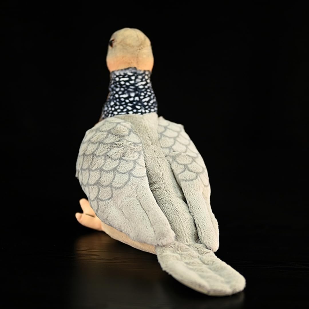 Realistic Spotted Dove Plush - 9'' Turtle Dove Stuffed Animal - Cute Bird Stuffed Pillow