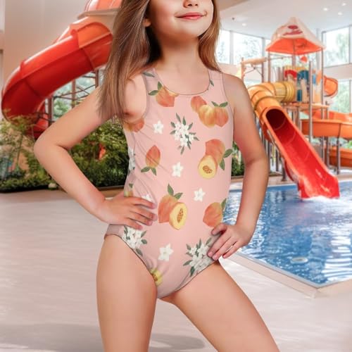 Girls Summer Swimsuit Sleeveless Swimwear One-Piece Swim Suit Beachwear Pool Outfits Bathing Suit3