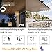 YIKEGE LICHT Outdoor Solar Chandelier Indoor Gazebo Lights Waterproof Pendant Hanging Light for Pergola Porch Patio Decor Boho Rattan Lampshade Farmhouse Shed USB Powered Accessories Dimmable Remote