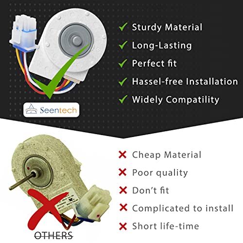 241509402 Evaporator Fan Motor by Seentech - Exact fit for Frigidaire Electrolux Refrigerator, Replace Part Number: PS1526073,AP3958808, 1196443, 241509401, 7241509402, AH1526073, EA1526073 by Seentech - Used condition - Image 5