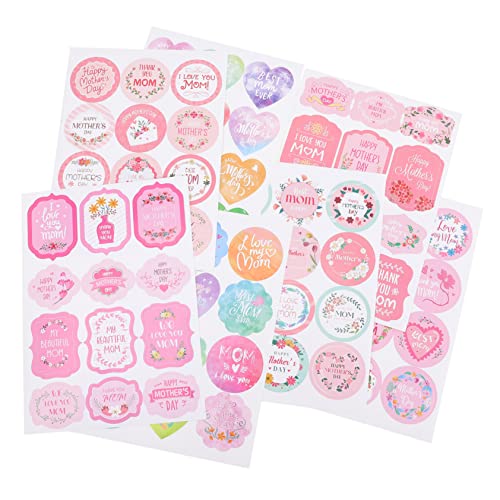 BESTOYARD 96 Peças Adesivos Para Etiqueta De Presente Etiquetas De Endereço Impressas Decoração De D