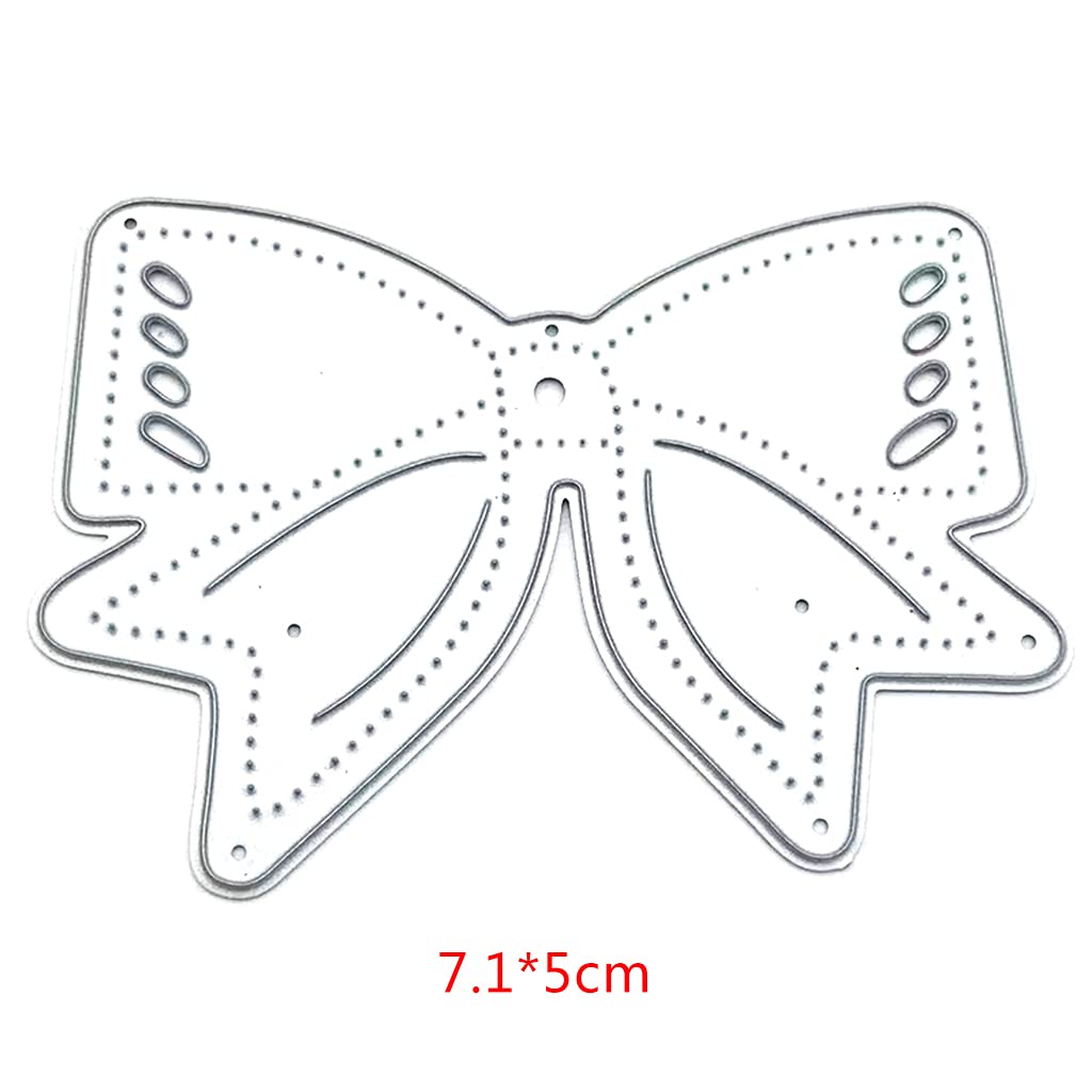Fustelle in metallo a forma di fiocco, per scrapbooking, album di ritagli, biglietti di carta Fustelle in metallo a forma di fiocco, per scrapbooking, album di ritagli, biglietti di carta