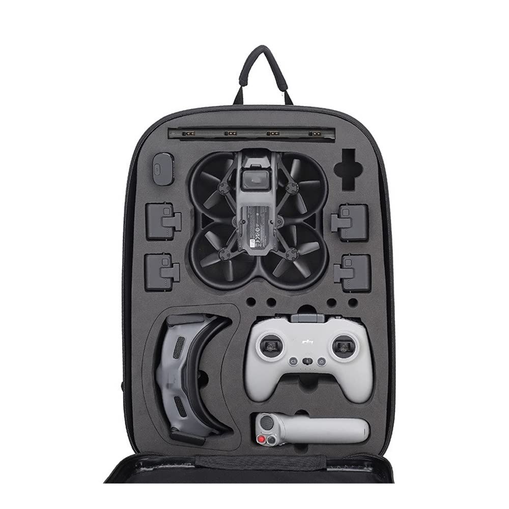 Wymienny do gogli DJI 2 Drone Plecak Crust Twarda obudowa Wodoodporna torba na gogle 2 okulary FPV, pilot zdalnego sterowania, przenośna obudowa do DJI do części AVATA, ciemnoszary, Jeden