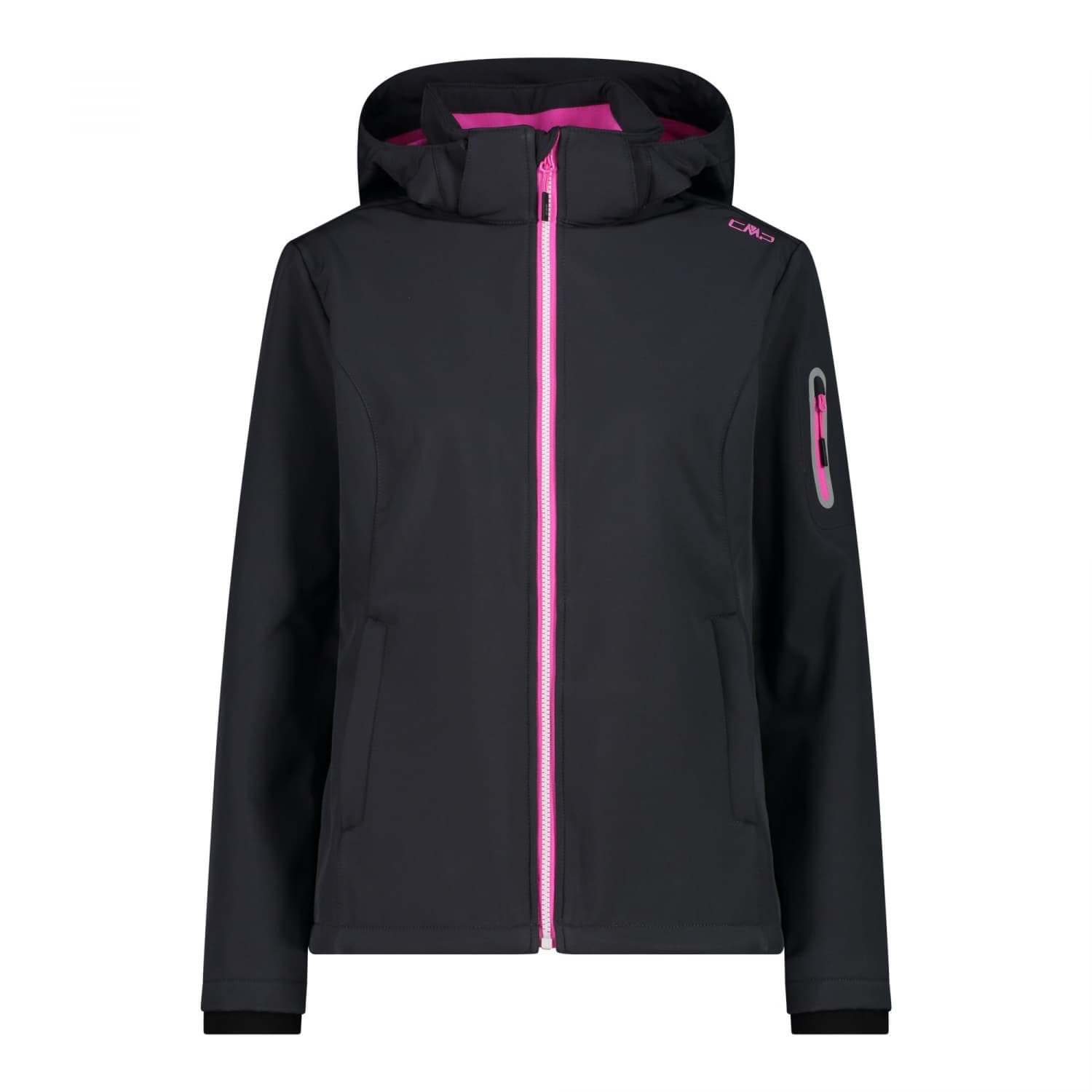CMP Giacca Donna in Softshell con Cappuccio Staccabile – 39A5006 – 00US