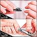 Kiaitre Nail Clippers 2 PCS - Stainless Steel Nail Cutter with Catcher Function, No Splash Nail Clippers with Nail File, Fingernail&Toenail Clippers Set for Men and Women, Kids and Seniors