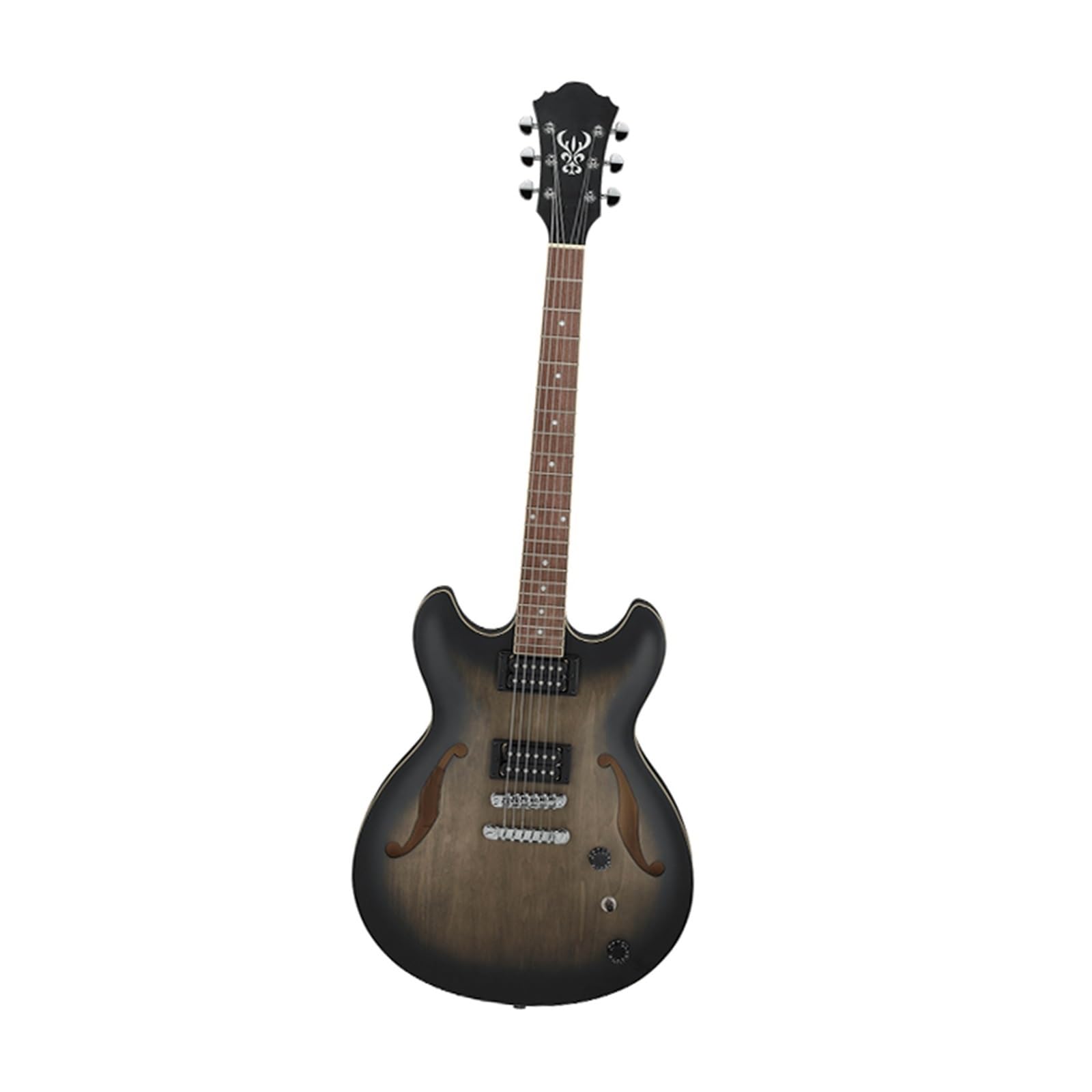 Profesjonalna Gitara Elektryczna Przezroczysta Bk Matowe Wykończenie