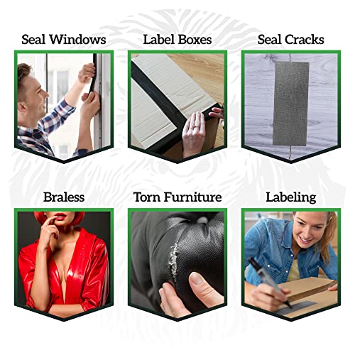 Image of WickedGood Gaffers Tape, Heavy Duty, Non-Reflective, Multi Purpose Tape, Residue Free, Indoor & Outdoor (White, 2 inch x 90 Feet)