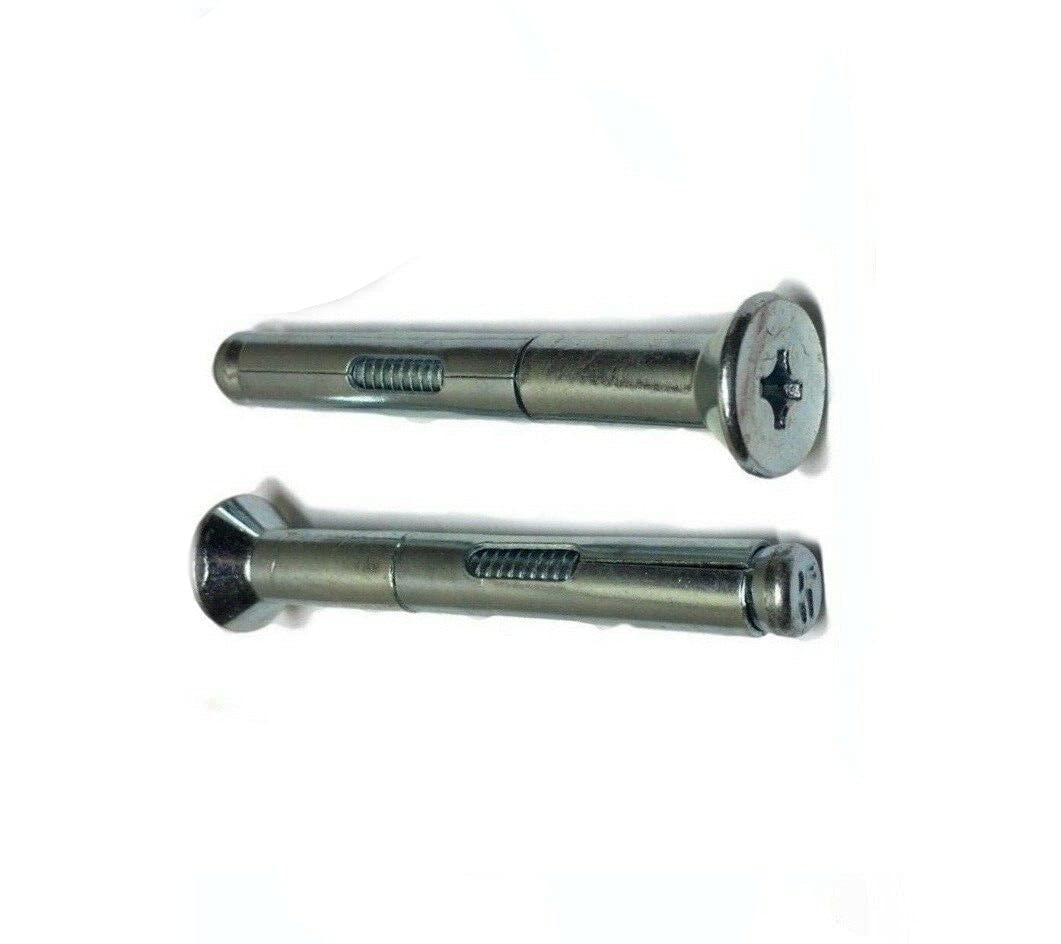 Pr-Mch 500, 1/4" x 2" Flat Head Phillips Concrete Sleeve Anchors Zinc Plated Set Kit #DR-D8052D