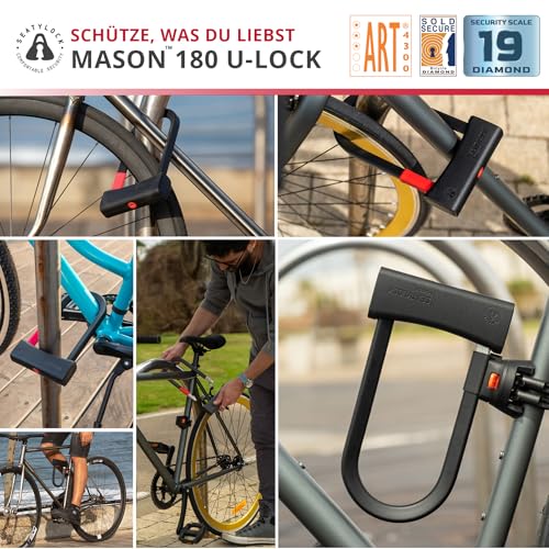 E-Bike Schloss Seatylock Mason Bügelschloss für hohe Sicherheit