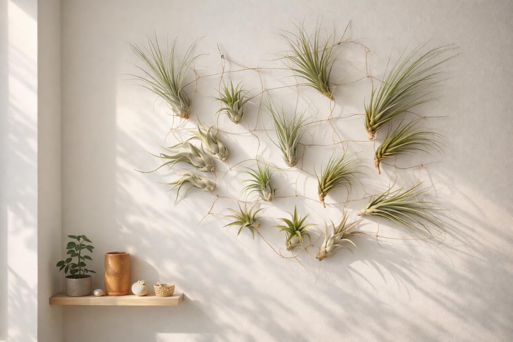 Lot de 24 Tillandsia (6 variétés x4) – Plantes aériennes 5–22 cm – Sans terre, faciles d’entretien – Broméliacées – Décoration maison, terrarium & cadeau – emballage sans plastique