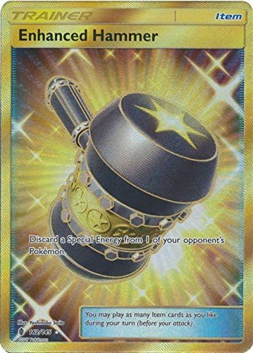 Pokemon Enhanced Hammer - 162/145 - Secret Rare - Sun & Moon: Guardians Rising