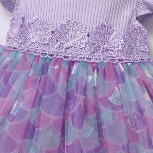 Toddlers Baby Girls Birthday Party Dress Strawberry Mermaid Theme Birthday Cake Crush Photograph3