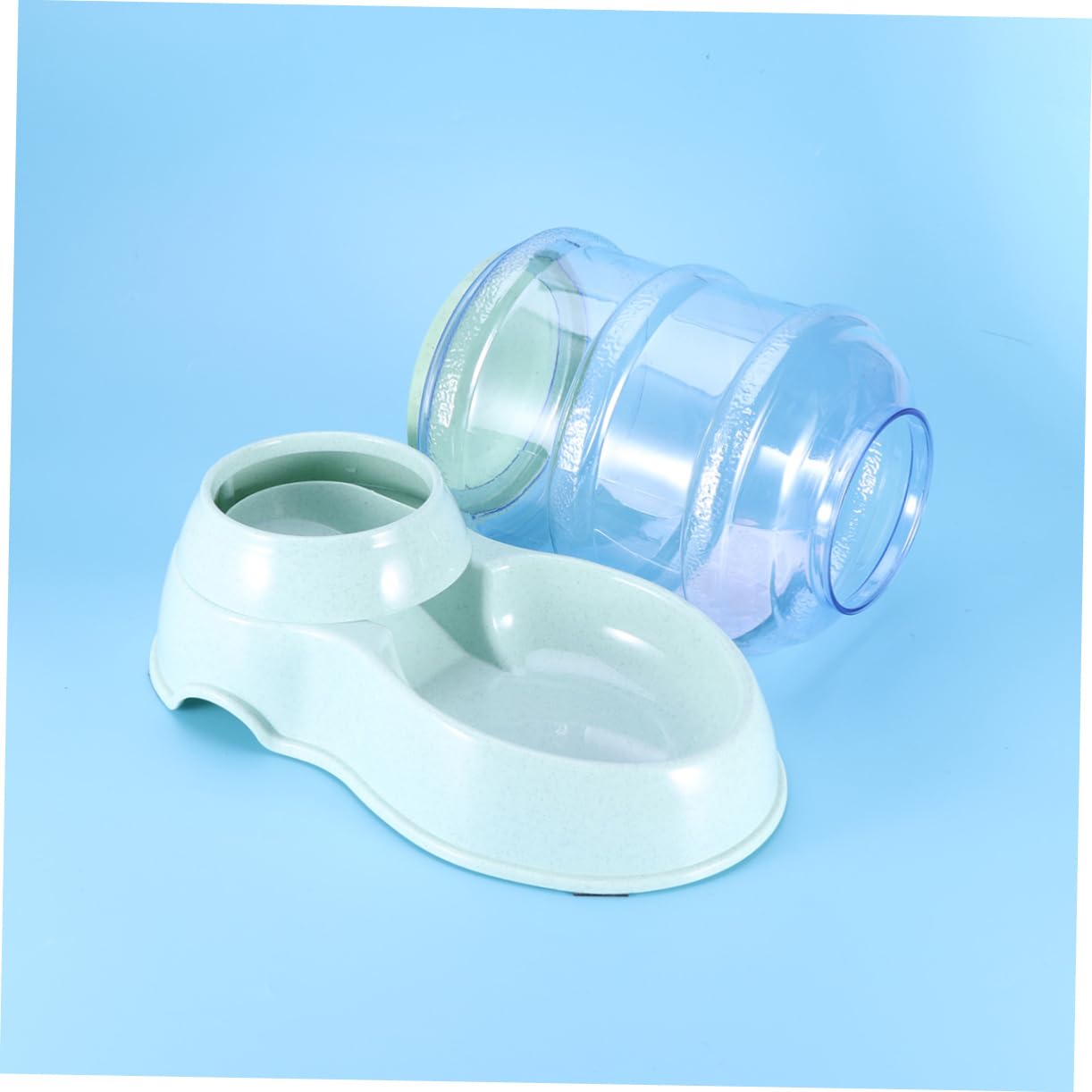 BESPORTBLE Suministros para Mascotas Dispensador Automático de Agua Y Comida para Mascotas Capacidad de 3 8 L Recipiente Desmontable Adecuado para Perros Y Gatos Verde