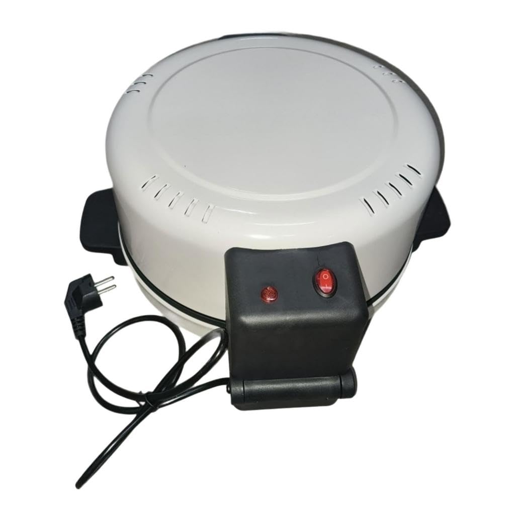 Sharplace Forno Elettrico per Pizza Macchina per Fare Doppio Lato Riscaldamento Controsoffitto Forno per Pizza Macchina per Pizza, Bianco