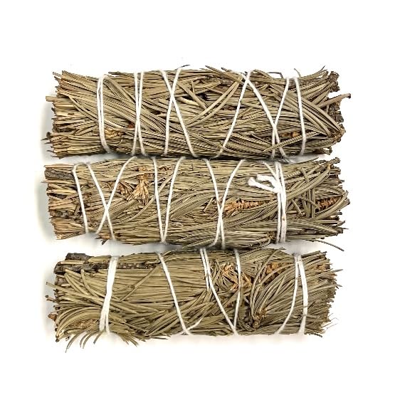 Saint Terra - Pinon Pine Smudge Stick 4 Inches; Pack of 3