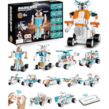 okk Robot Building Toys for Kids, 12 in 1 Stem Toys for Boys Age 8-12, APP & Remote Control Robot Building Kit, DIY Engineering Robotics kit, Programmable Kids Building Set Gifts for Boys Girls