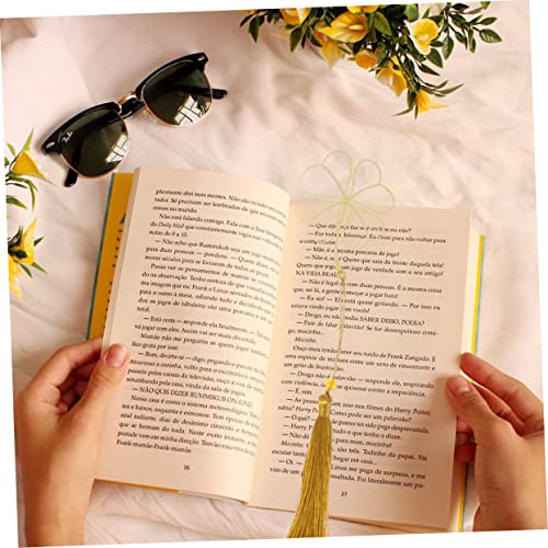 Marque-pages avec pompons de lecture, accessoires de papeterie pour étudiants