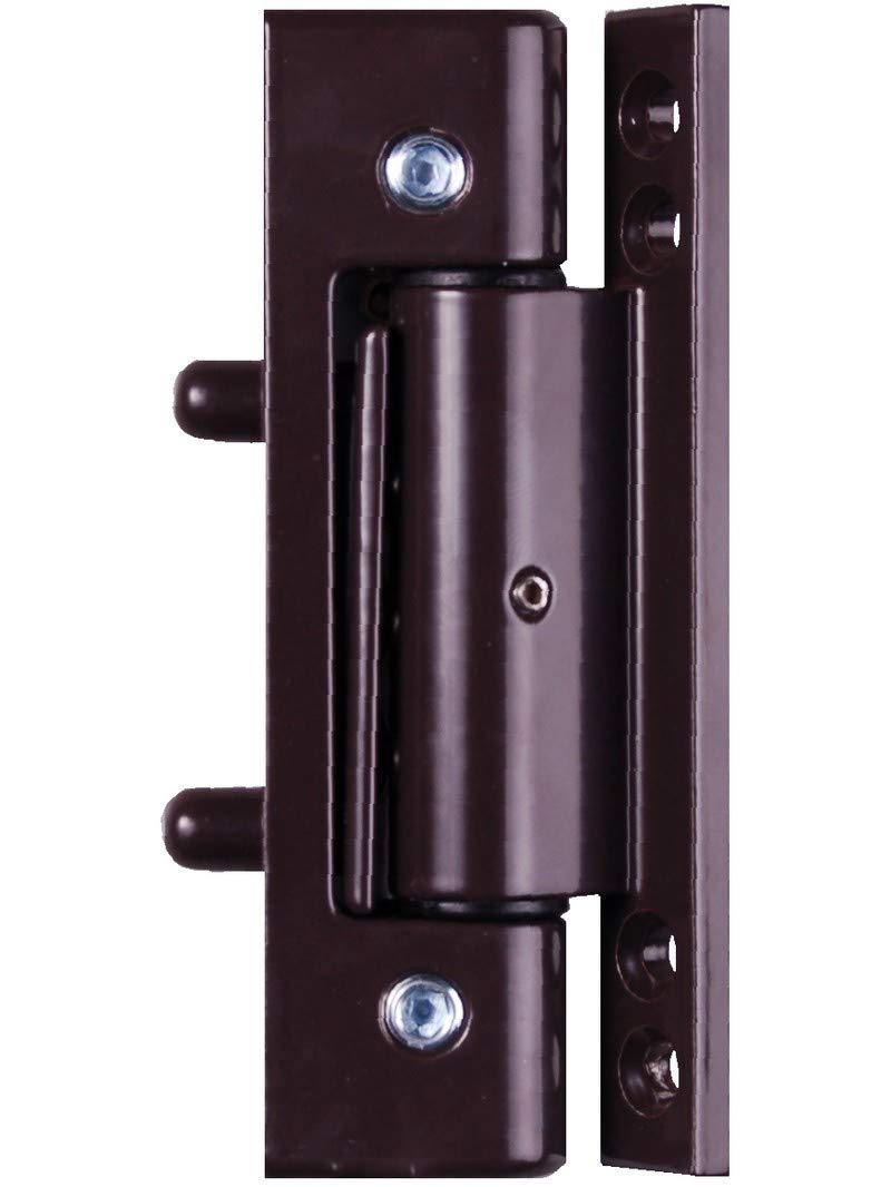 Mila Brown Ideal Upvc Butt Door Hinge 110Mm Long Flat Plate In