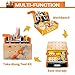 KIDWILL Wooden Tool Bench for Kids, 54-Piece Kids Tool Set with 2-in-1 Workbench & Take-Along Tool Kit, STEM Educational Toy Tools for Kids Ages 3 4 5 6 7 8 Years Old, Boy Toys
