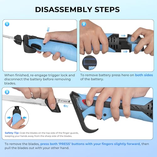 image for Calamus BladeVolt Rechargeable Cordless Electric Fillet Knife with 7