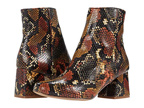 Steve Madden Women s Darma-P Ankle Boot, Multi Snake, 6.5