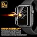 38mm Apple Watch Screen Protector,XUZOU Tempered Glass 3D Touch Compatible,9H Hardness,Bubble Free(2Pack)