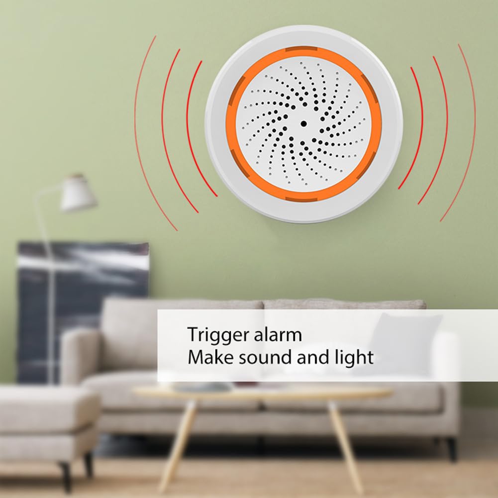 5-teiliges Sirenen-Alarm-App-Fernbedienungs-Sicherheitsset