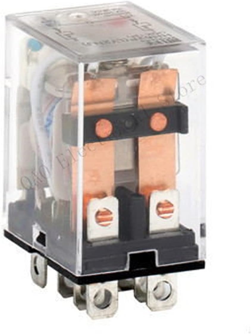 10Set 12V 24V 110V 220V10A Coil Power Relay DPDT LY2NJ HH62P HHC68A-2Z with Socket Base(AC380V)