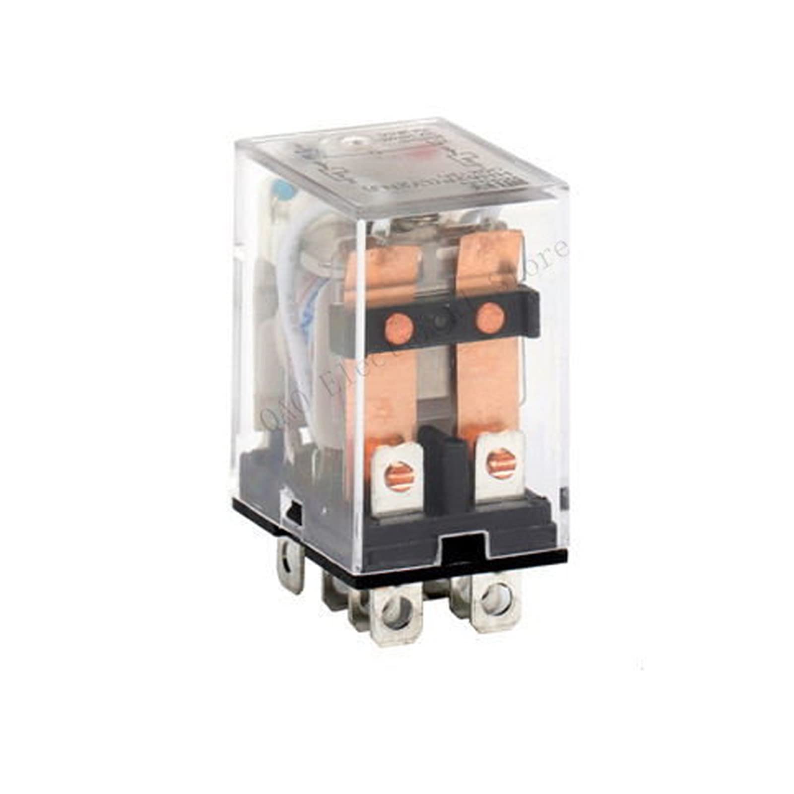 WEUSANXPL 10Set 12V 24V 110V 220V10A Coil Power Relay DPDT LY2NJ HH62P HHC68A-2Z with Socket Base(AC12V)