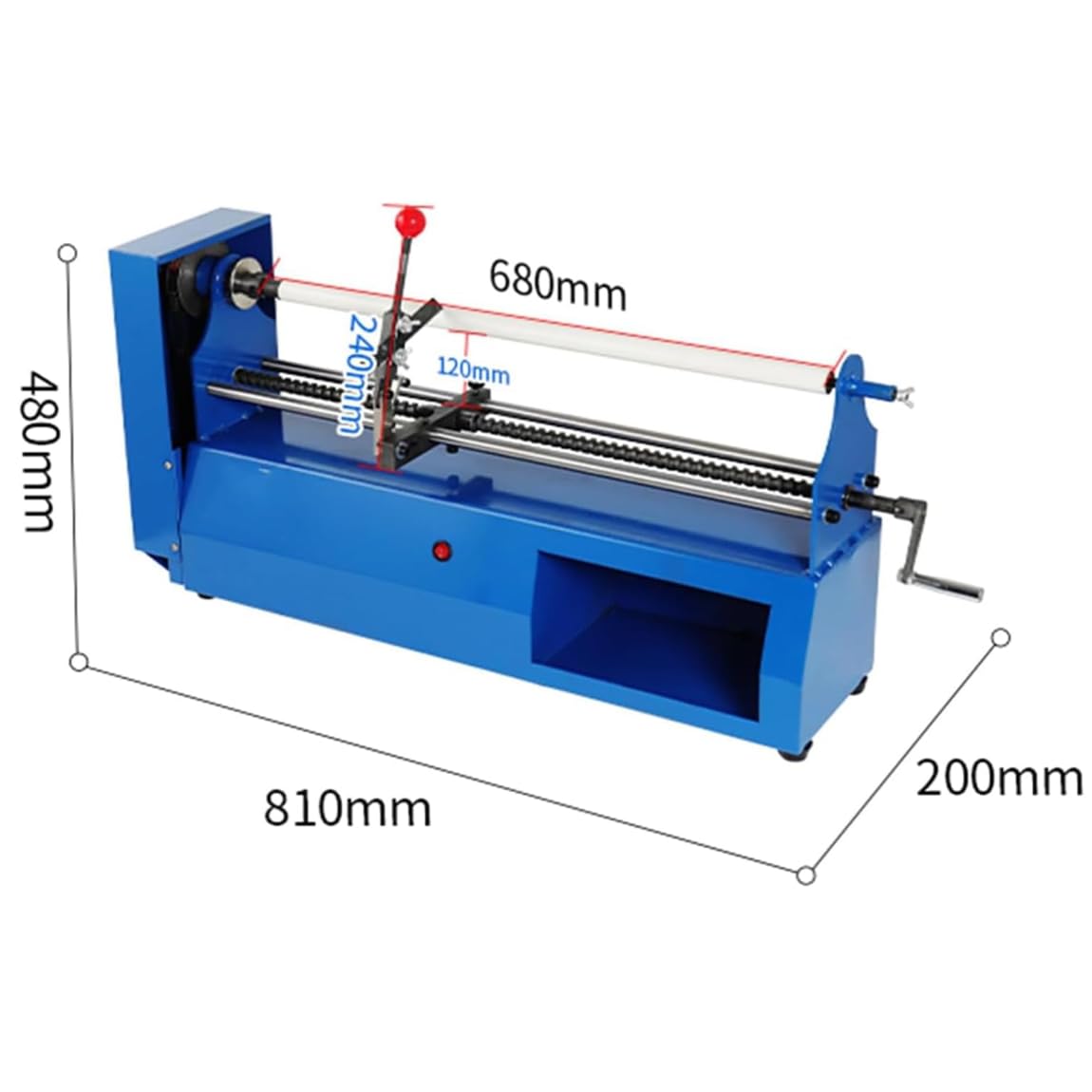 Cortador eléctrico de rollos de papel de aluminio para impresión, embalaje, cuero, oficina, escuela