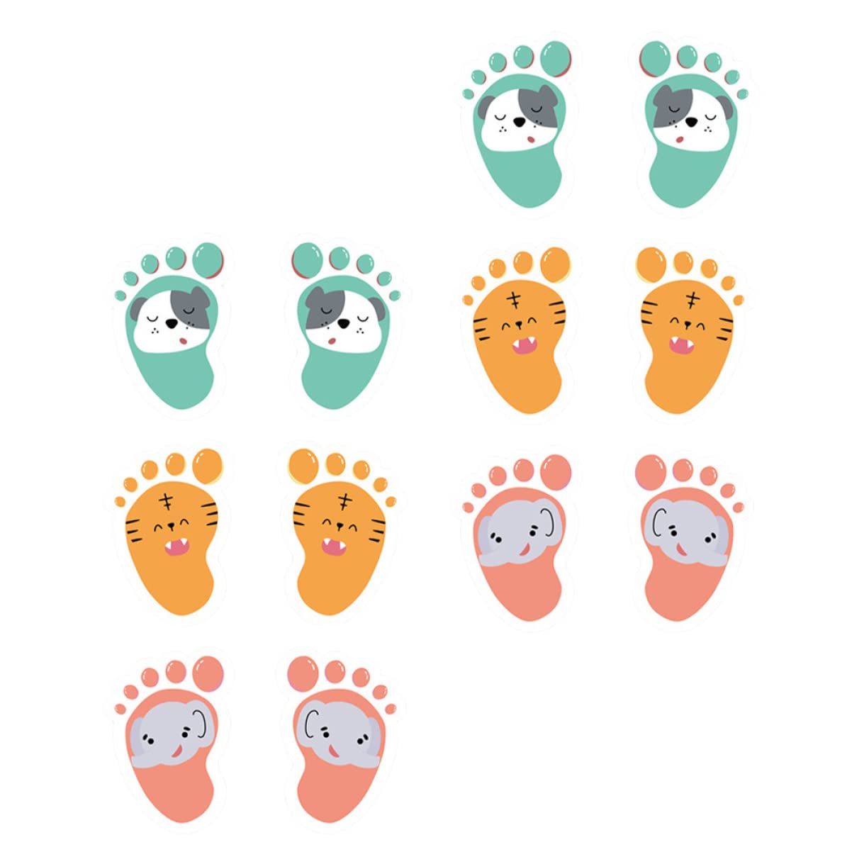 Operitacx Autocollants De Sol Pour Enfants 36 Pièces