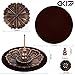 DK177 Brass Incense Sticks Holder Lotus Inscent Burner Disc for Resin Granular Powder Cone Coil Ash Catcher Cinnamon Organic Citronella